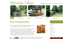 Desktop Screenshot of hillanlakevillage.com